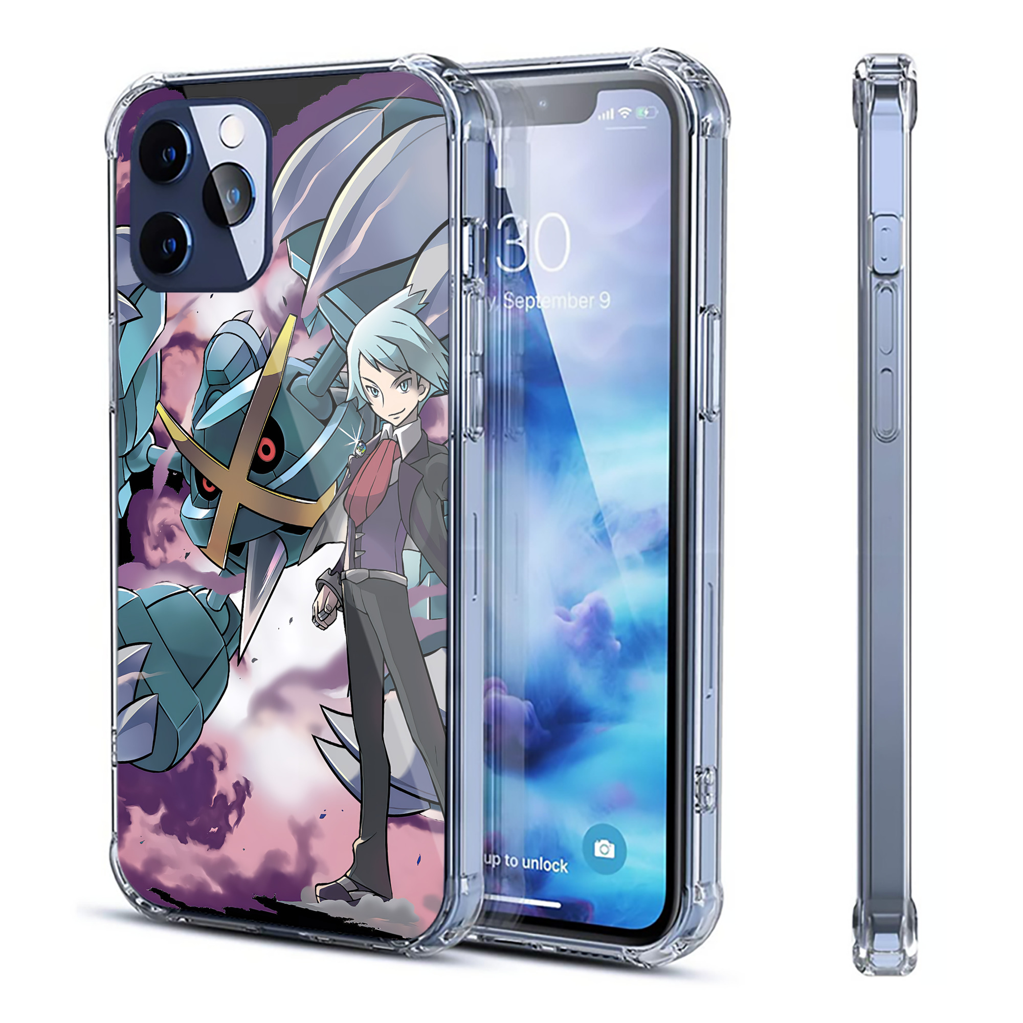 （画像用） ポケットモンスター Pokémon 【iPhone 12シリーズ対応】透明スマホケース（クリアソフトケース）